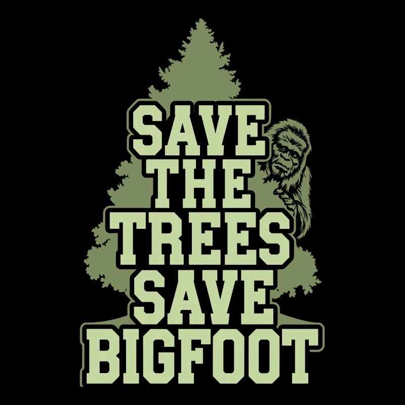 Bigfoot croyant Sasquatch Cryptide Créature de la forêt