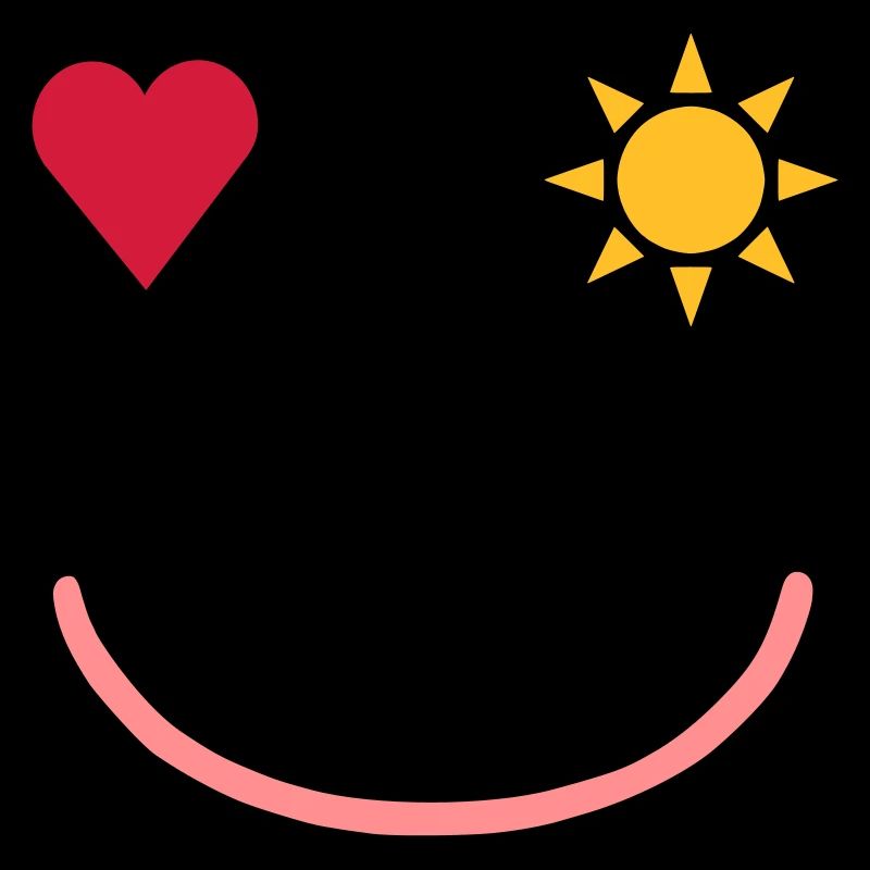★ Design colors changeable ★ Smiling face