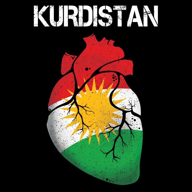 Kurdistan Flagge Bakur Bashur Rojava Rojhlt Newroz