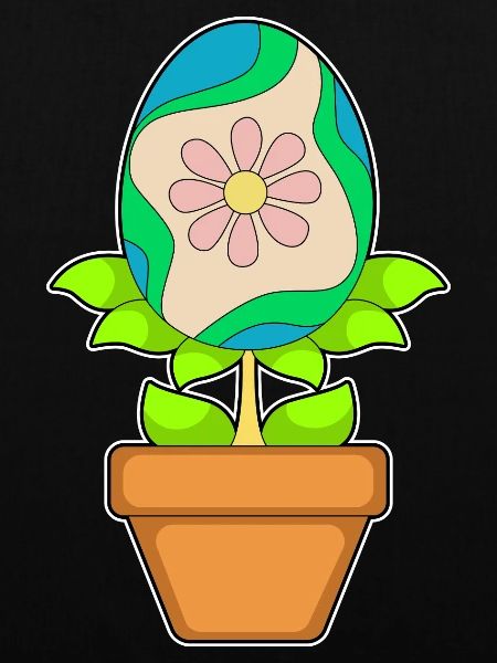 Plant Easter Easter Egg