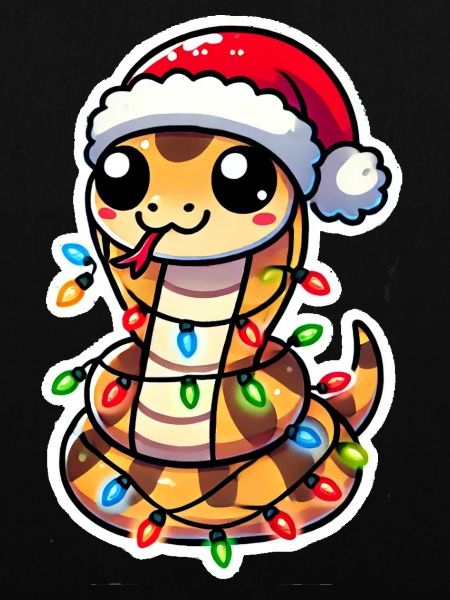 Christmas Snake Wrap