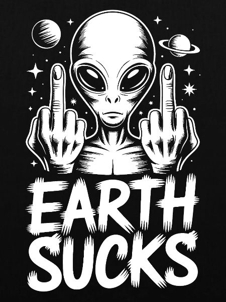 Alien Stinkefinger