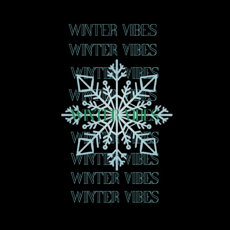 Winter vibes with snowflake ❄️