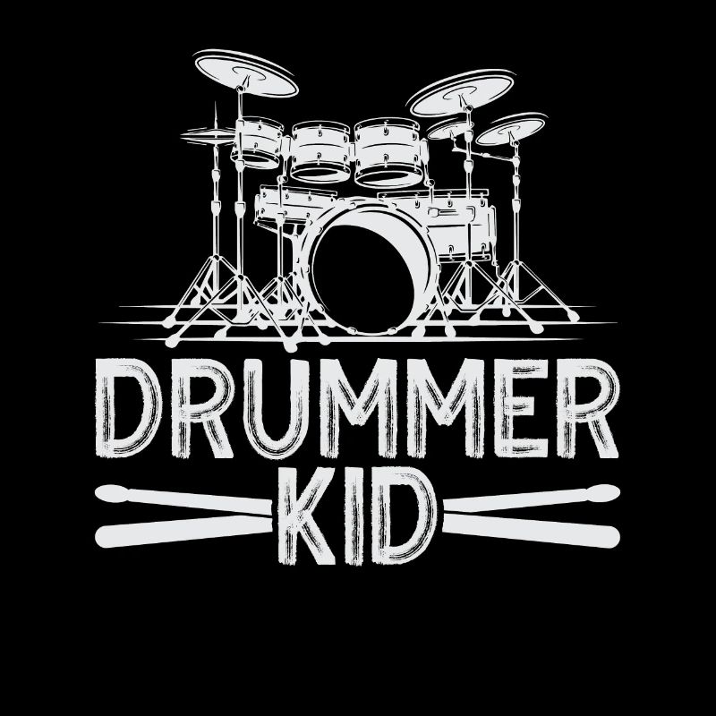 Drummer Kid Percussion Design Pour batteur