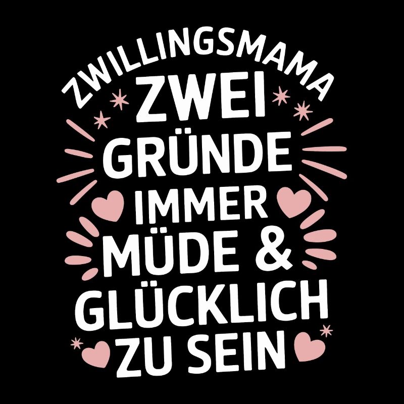 Zwillingsmama Zwillings Mutter, Mama von Zwillinge
