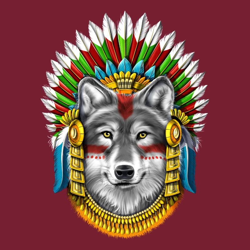 Wolf Azteken-Krieger