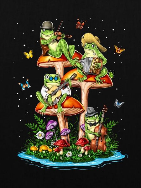 Mushroom Frogs