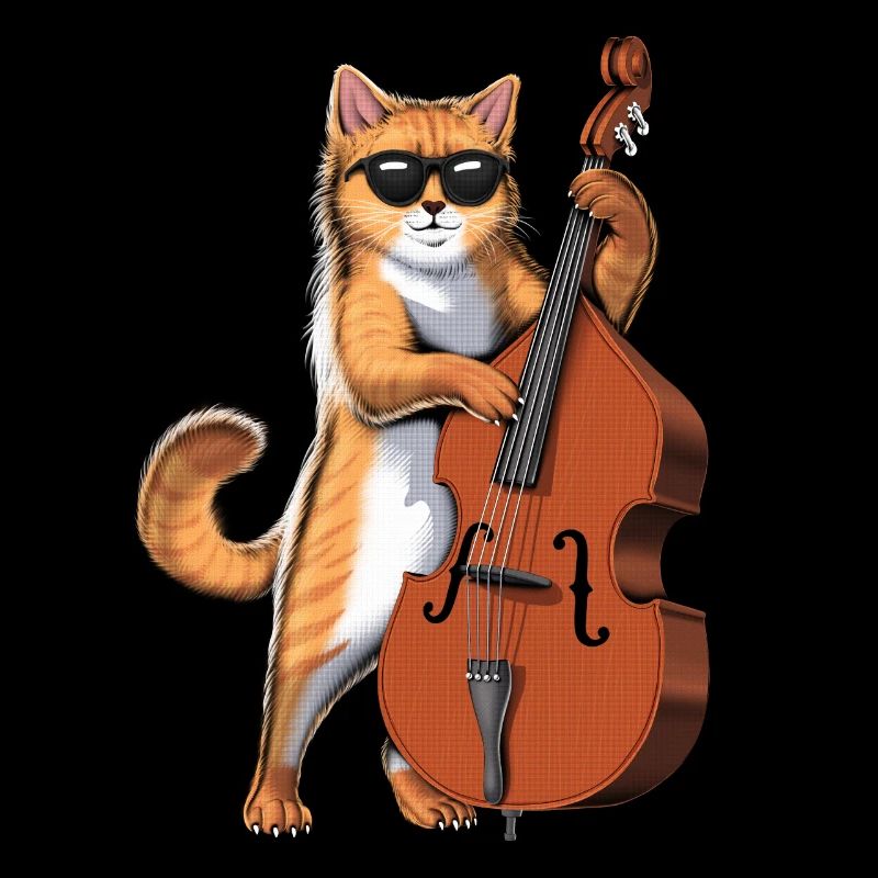 Cat Kontrabassist