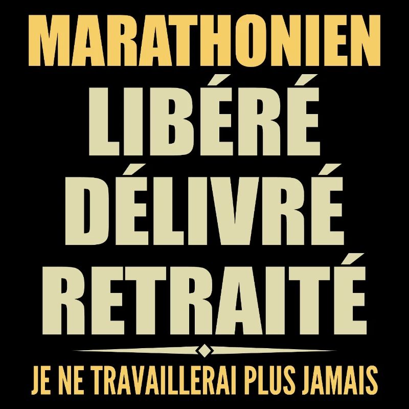 Marathon runner celebrates his retirement with humor gift
