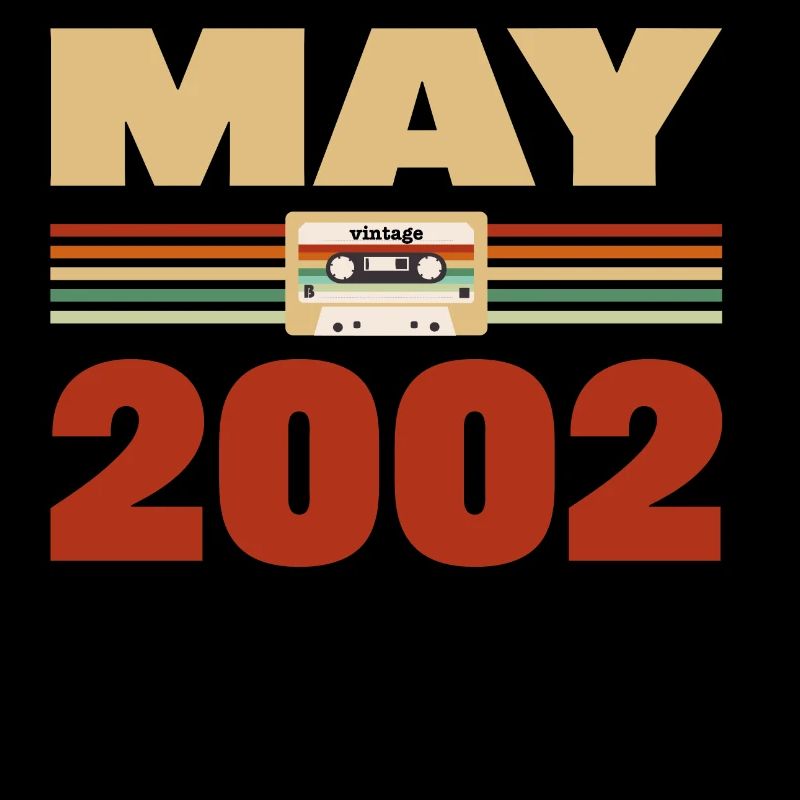 21st Birthday May Vintage 2002 Gift Idea