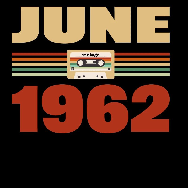 61st Birthday June Year 1962 Gift Idea