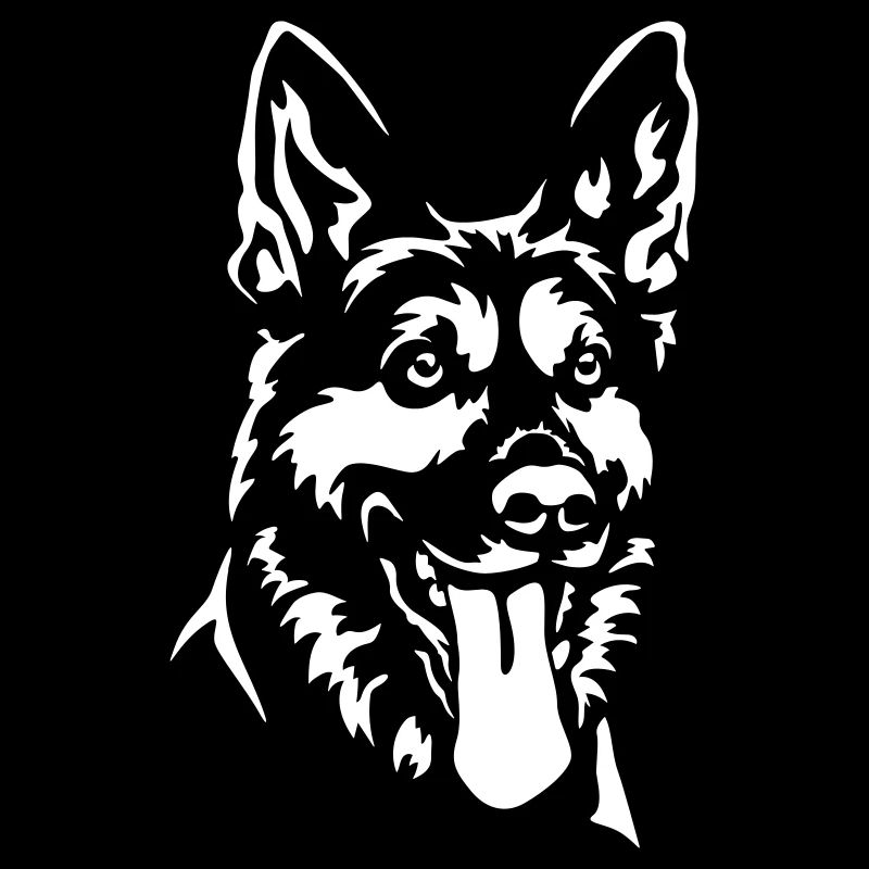 German Shepherd Head