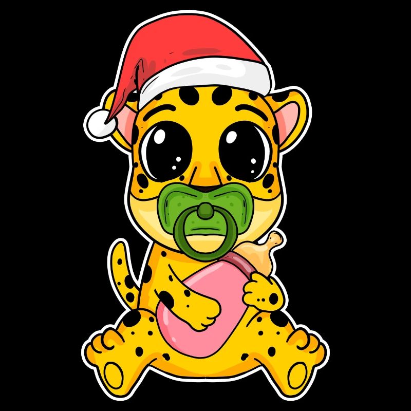 Guépard bébé Noël Noël enfant en bas âge