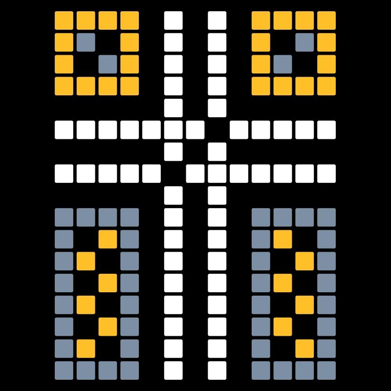 Cross Pattern Graphic - Vector