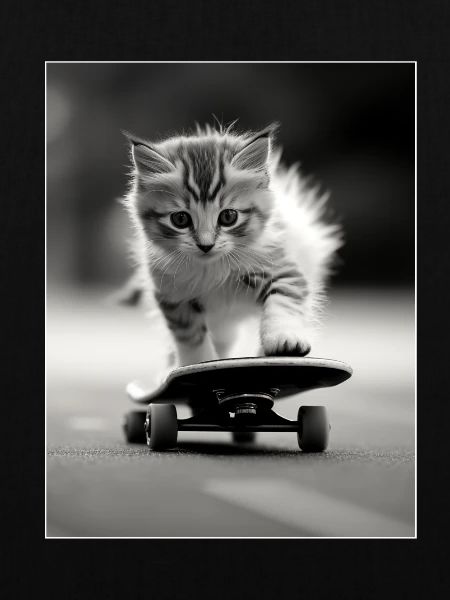 Skating Kitty