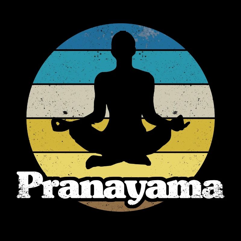 Retro Style Print "Pranayama"