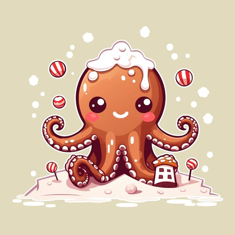 Gingerbread Octopus