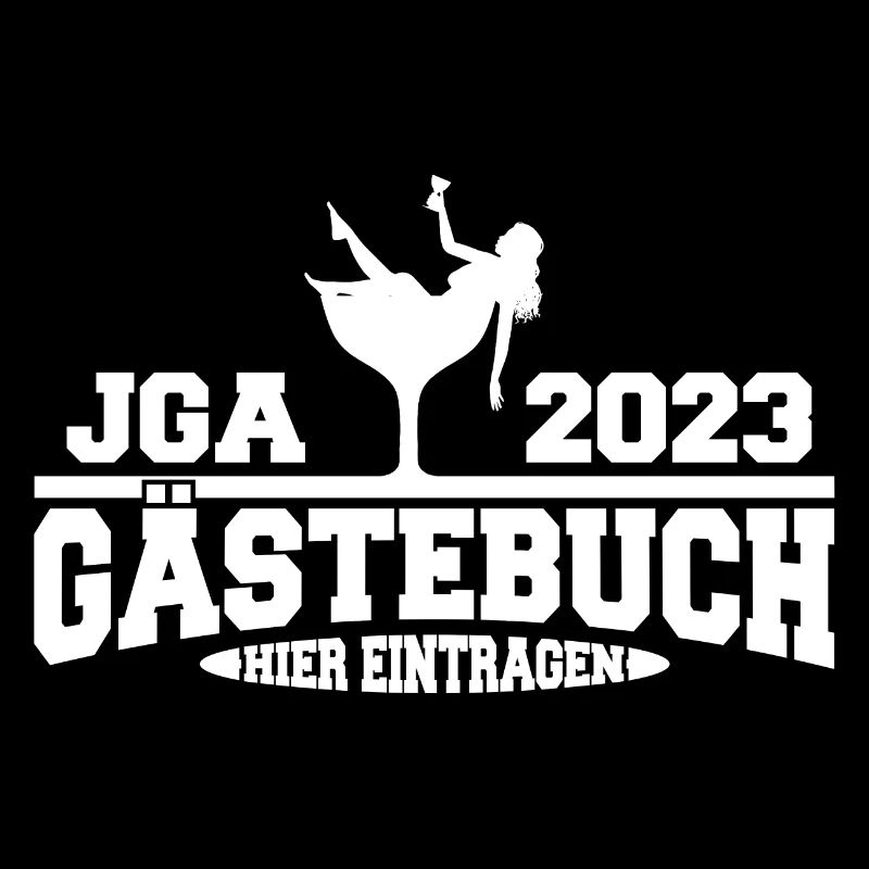 Junggesellinnenabschied Gästebuch Hier eintragen