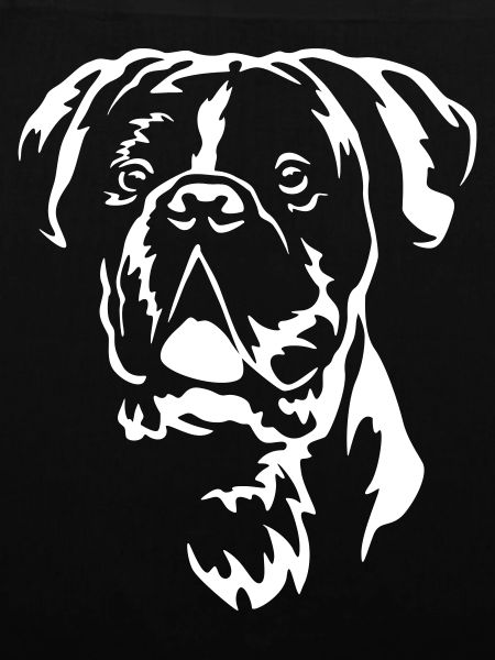 Boxer Kopf "Black Edition"