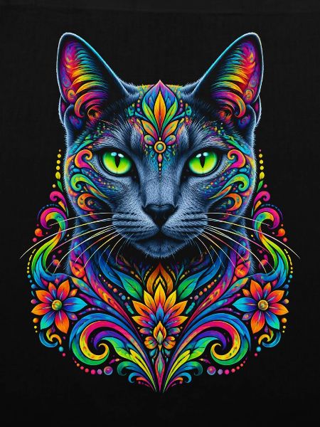 Stellar-Floral-Prisma-Katze