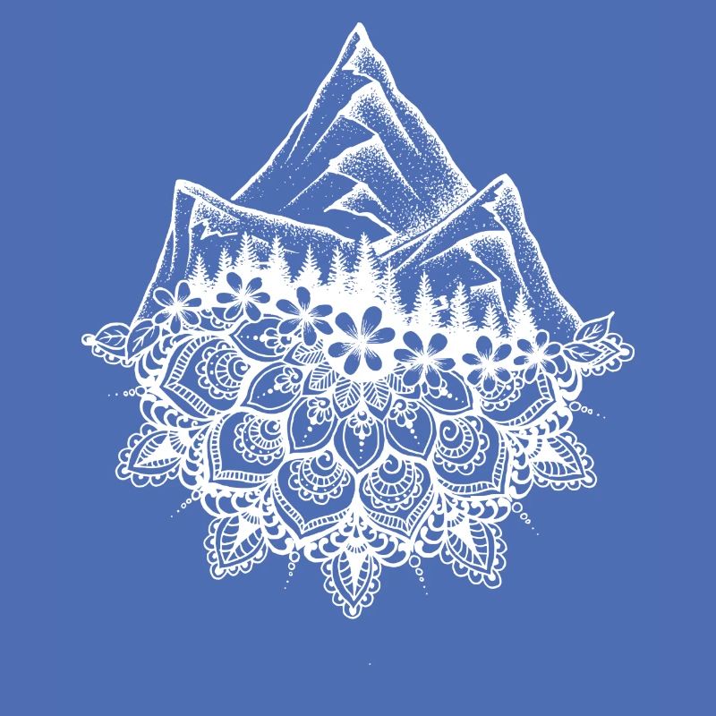 Mandala und Berge