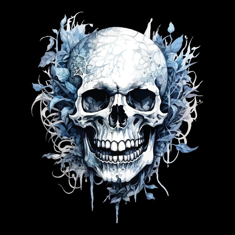 Skull Skull Skeleton Horror Gothic Metal