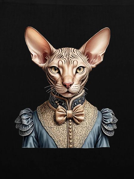 Viktorianische Sphynx-Katze