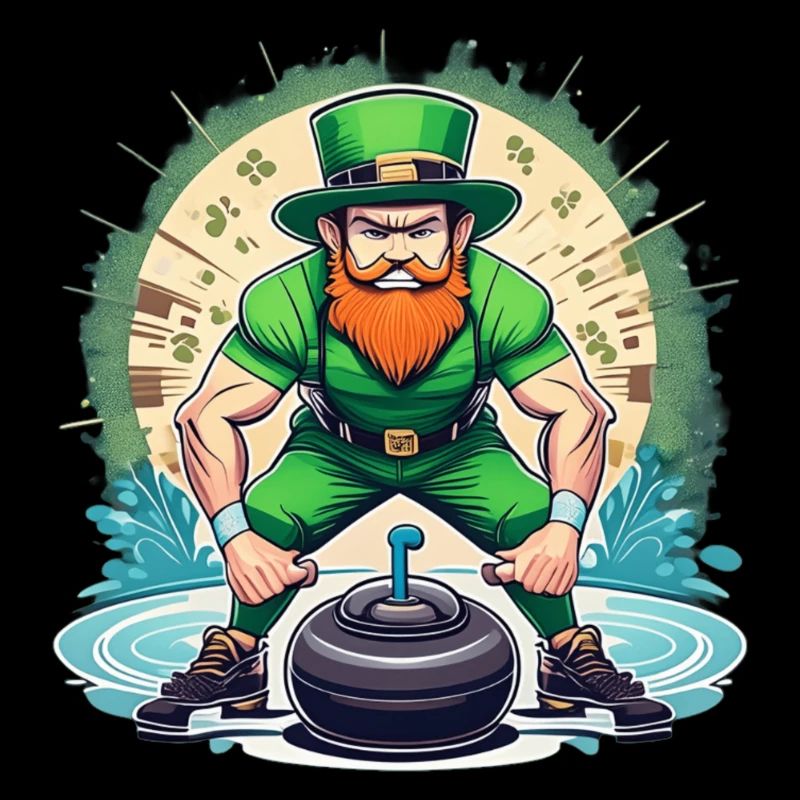 Curling Trèfle de la Saint-Patrick