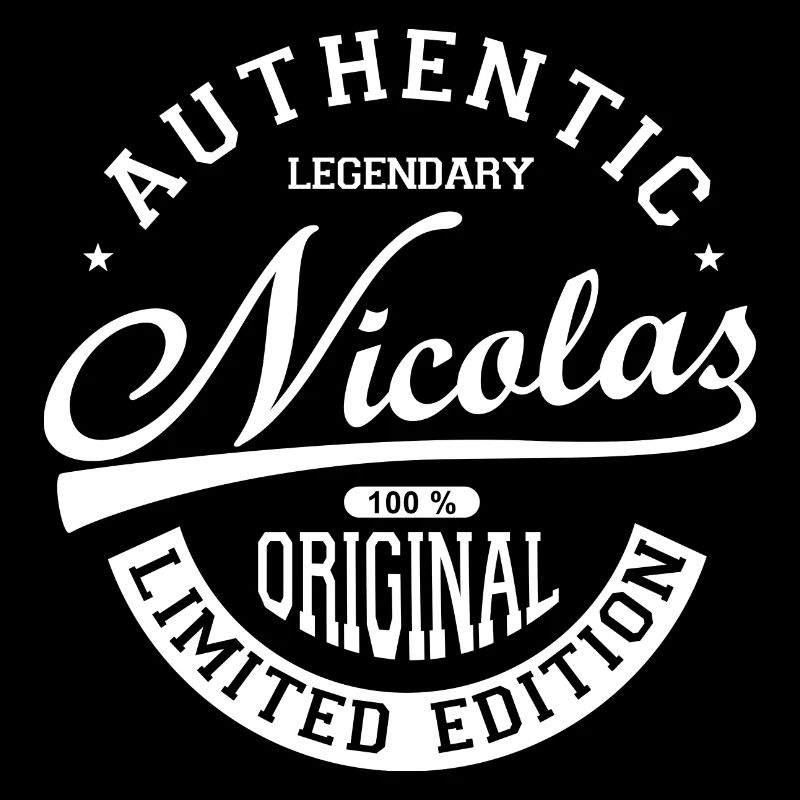 NICOLAS Tshirt personalized name gift nicolas