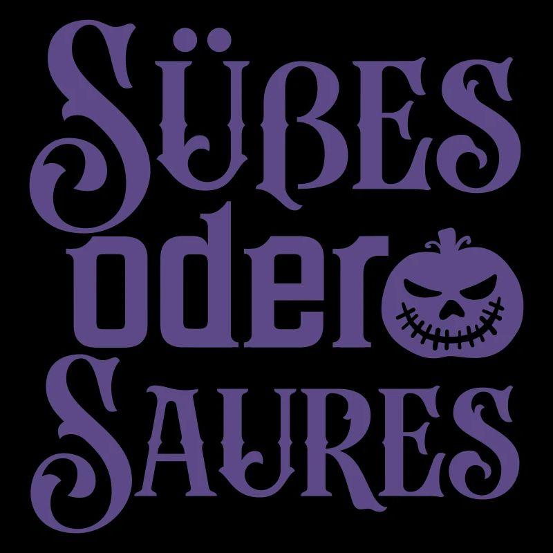 Halloween Süßes oder Saures