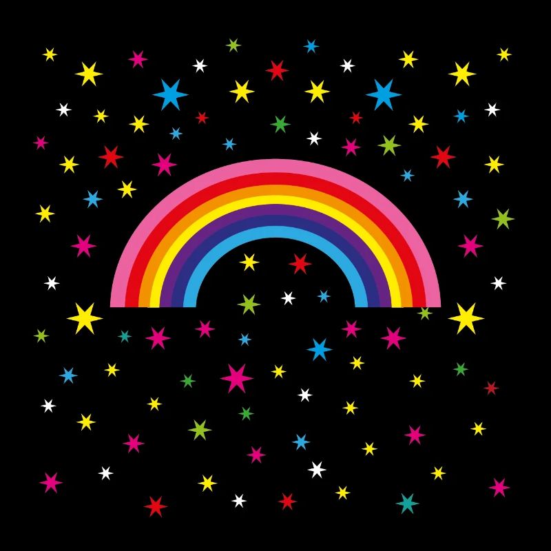 12 Regenbogen Sternenhimmel