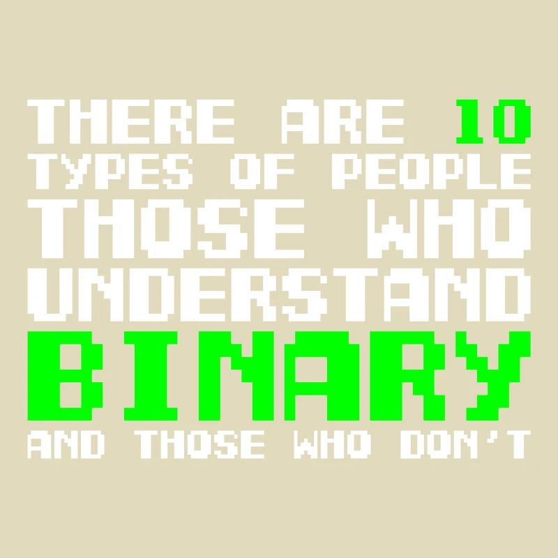 There are two types of People Binary Programmierer