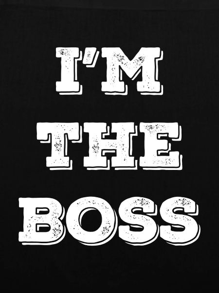 I`m the Boss Chief Geschenk