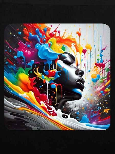 Frau im Graffiti Style