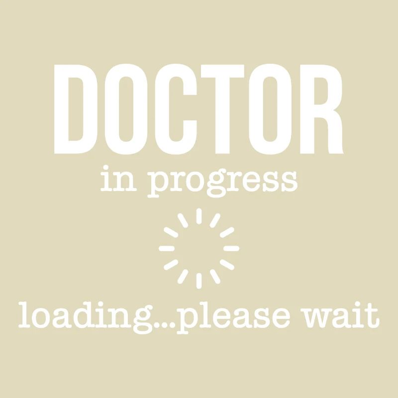 Doctor in progress loading please wait Geschenk