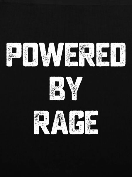 Powered by Rage Motivation Geschenk