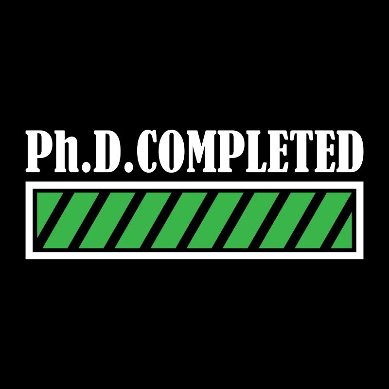 Phd Completed Doktor Abschluss Geschenk