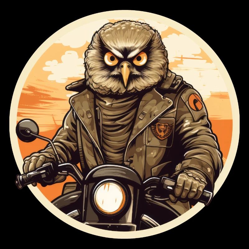 Motorrad Eule