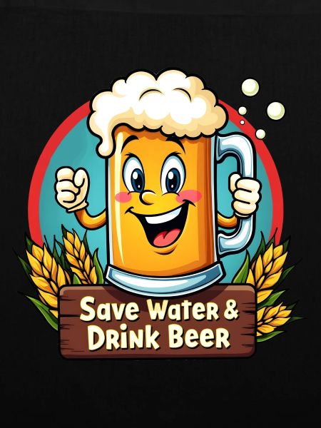 SAVE WATER DRINK BEER - Bierkrug