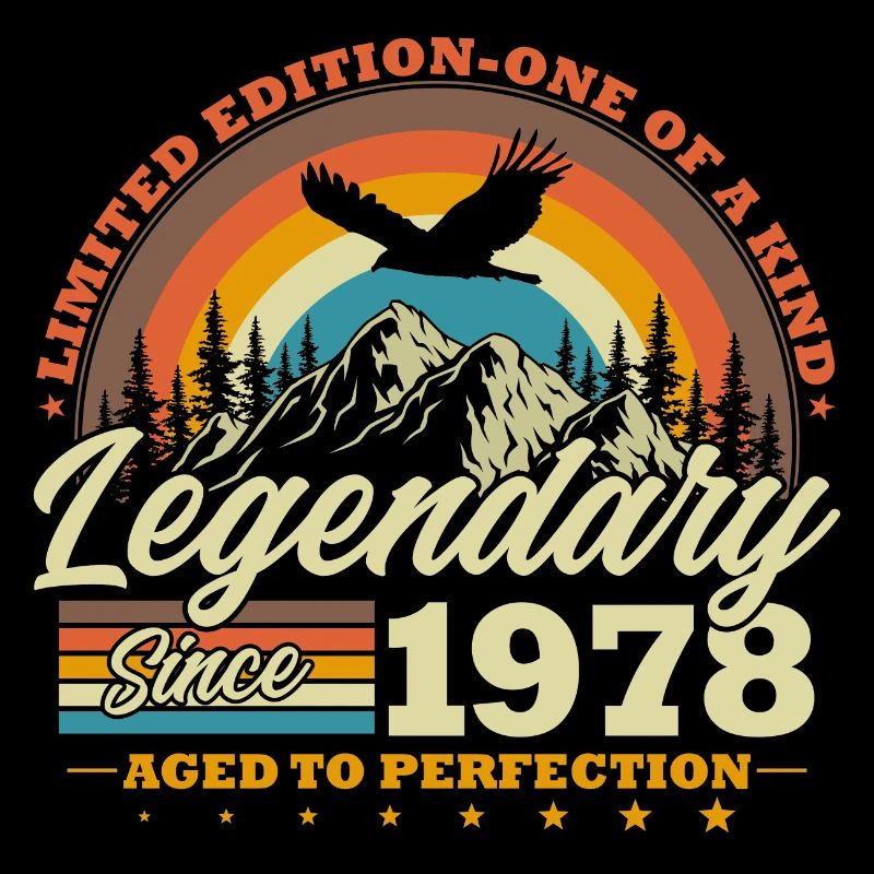 Legendary Since 1978 Vintage Birthday Gift