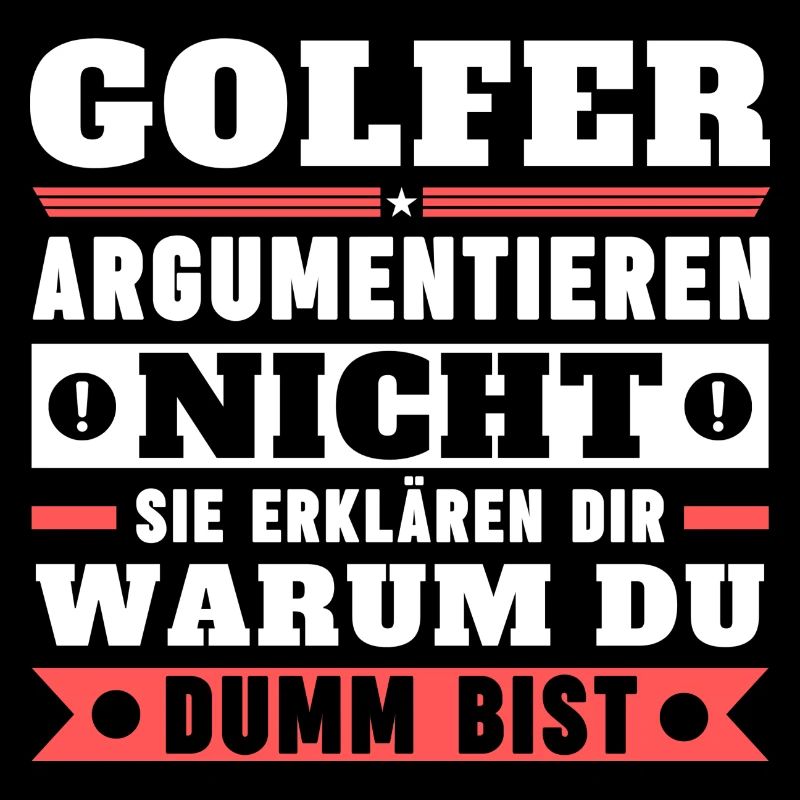 Golfers don't argue