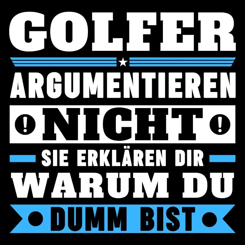 Golfer argumentieren nicht