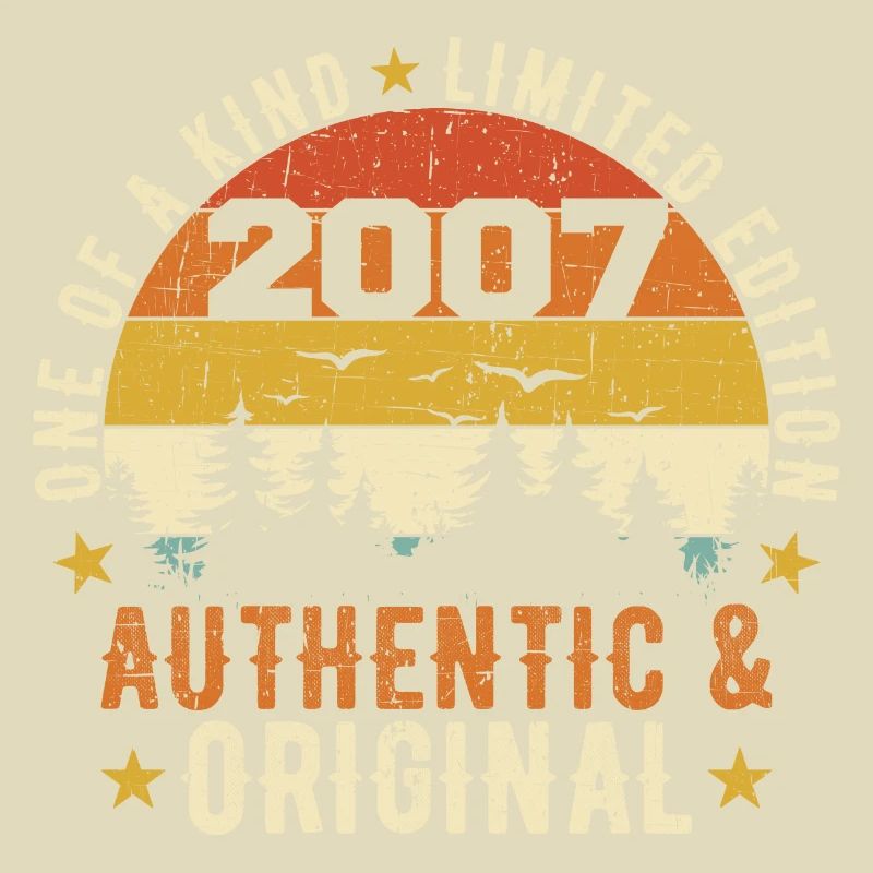 Original 2007 Authentic 2007 Birthday Gift