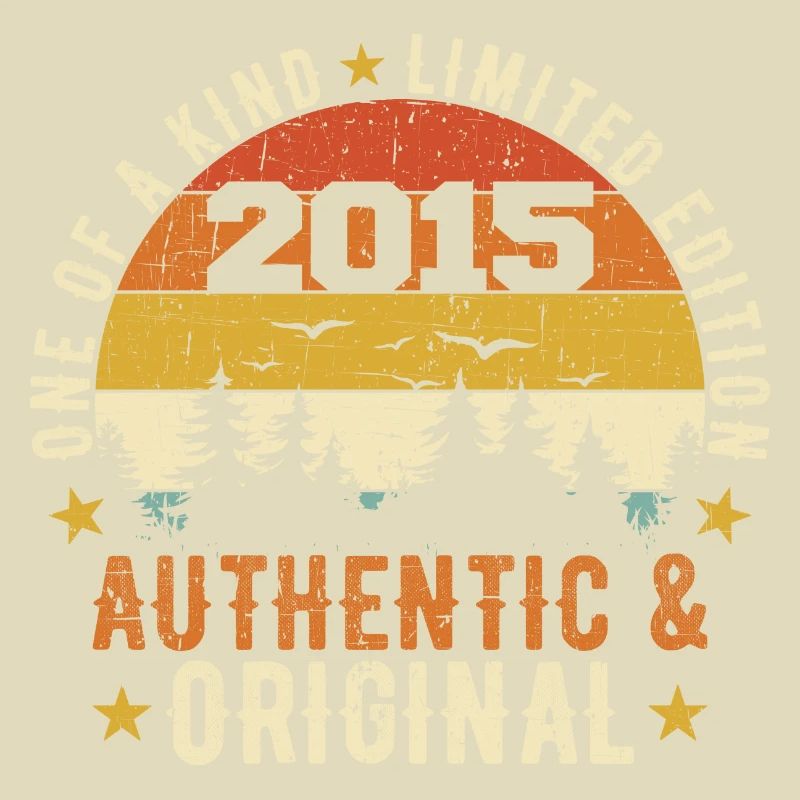 Original 2015 authentisches 2015 Geburtstagsgeschenk