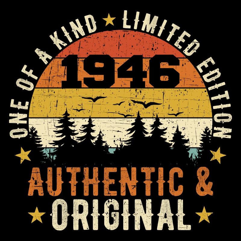 Original 1946 Birthday Gift 1946 Authentic