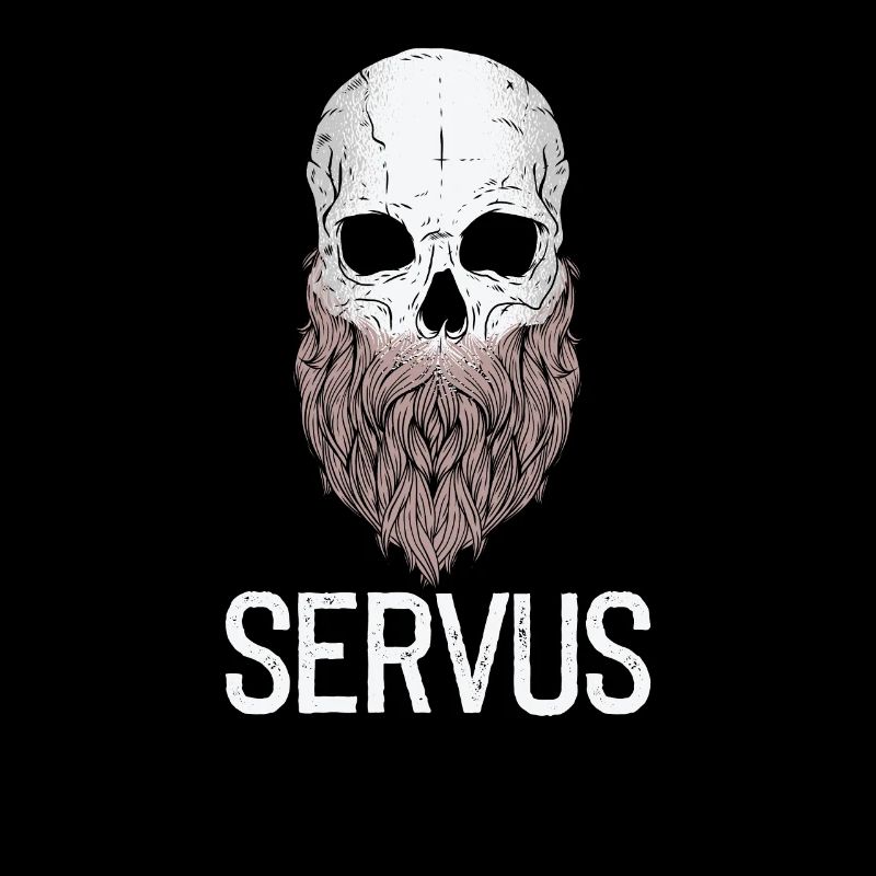 Funny hello skull dialect Austria