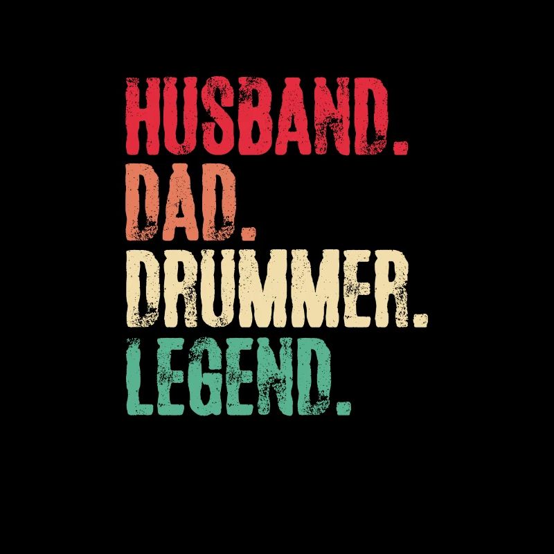 Drums Father Husband Drummer Father's Day Gift