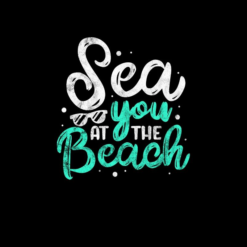 Vacances à la plage Été Soleil Mer Cadeau de vacances