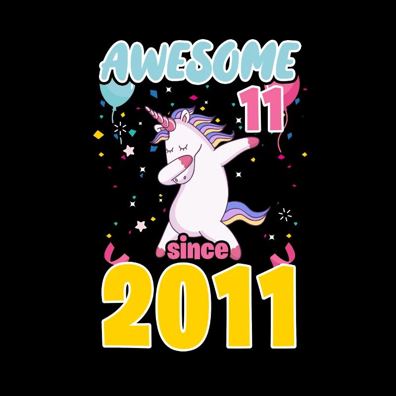 11th Birthday Unicorn 11 Years 2011 Gift