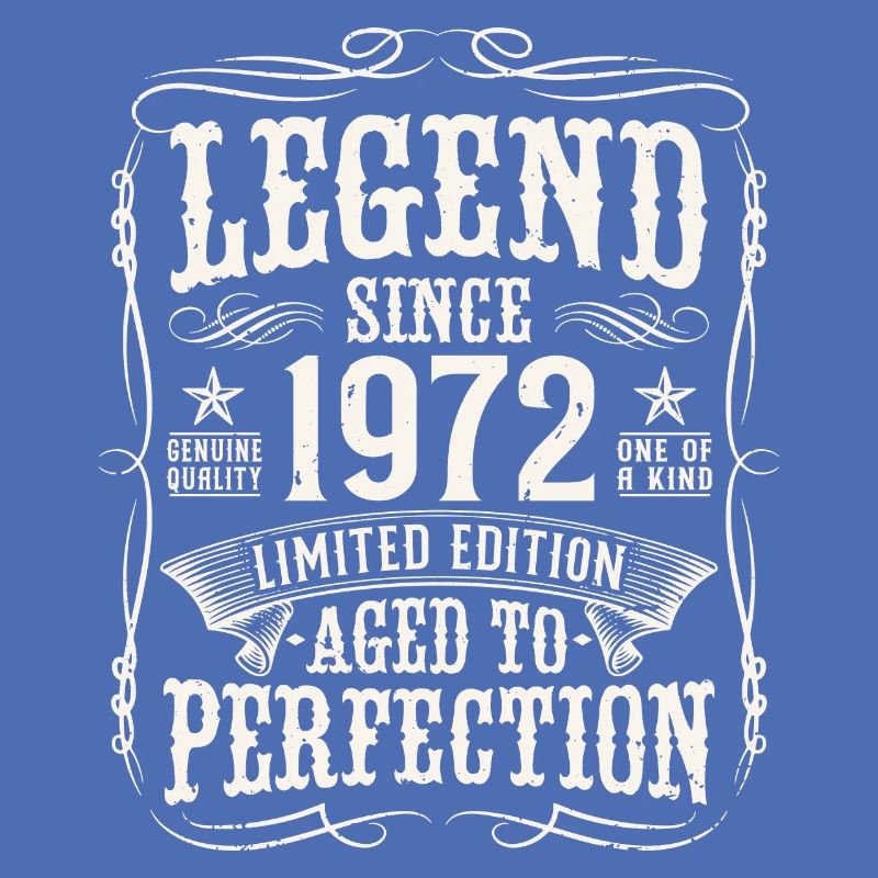 Legend 1972 Vintage Birthday Gift